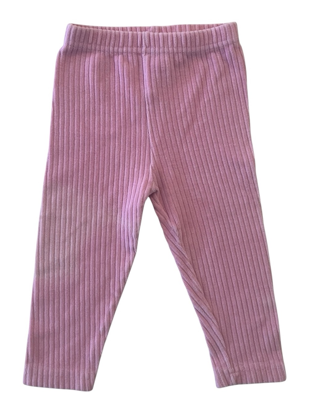 Vintage 90s Pink Velour Baby Leggings